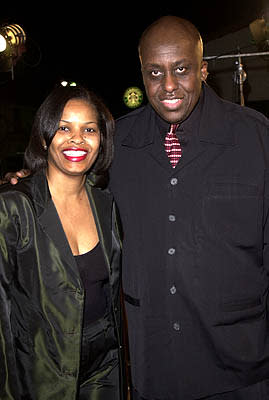 Bill Duke and gal at the Westwood premiere of Warner Brothers' Exit Wounds