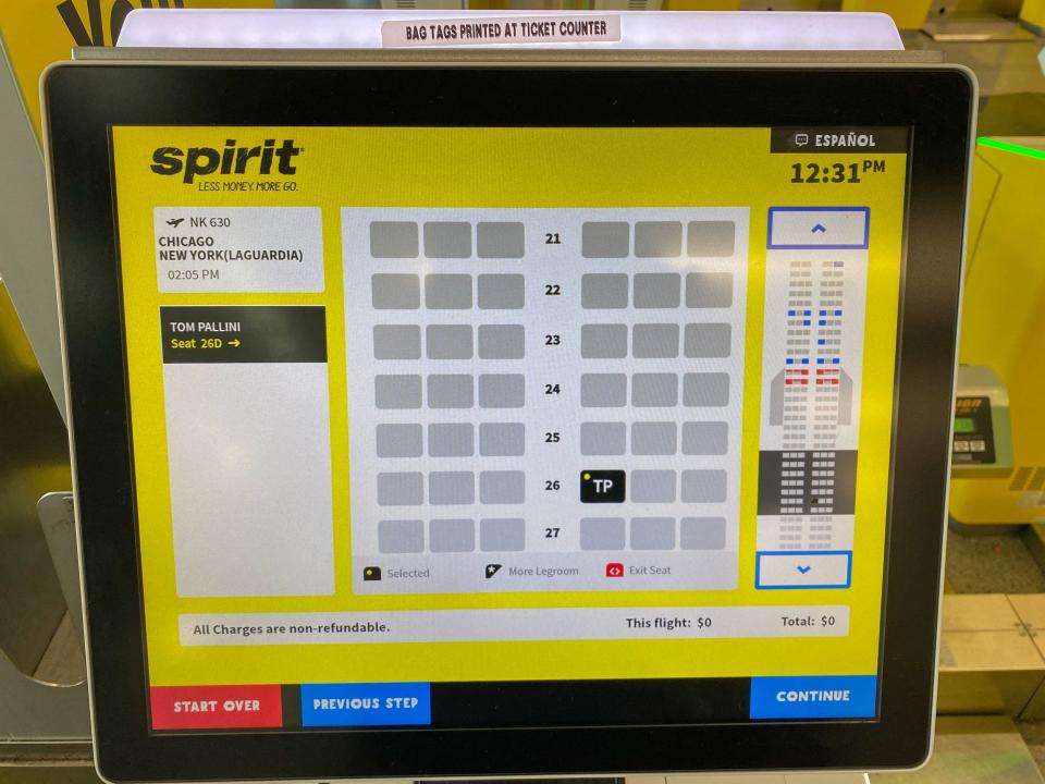 Flying on Spirit Airlines during pandemic