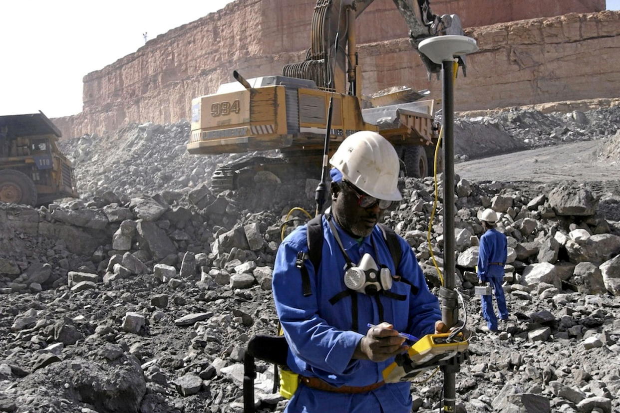 La mine d'Imouraren, située au nord du pays, est l'un des plus grands gisements d'uranium au monde, avec des réserves estimées à 200 000 tonnes.  - Credit:Anonymous/AP/SIPA