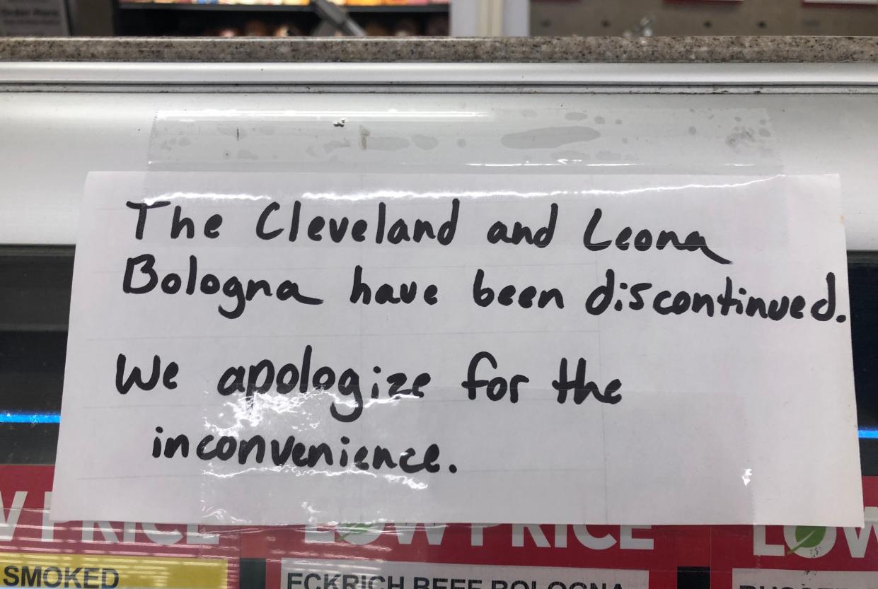 Sugardale, a division of FreshMark in Massillon, has discontinued its bologna products after a century in the market.