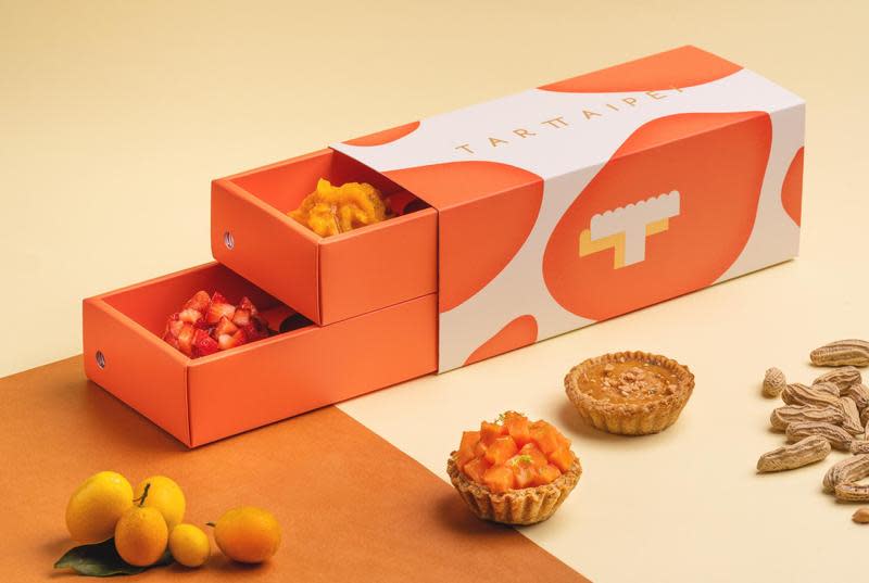 米其林的「TART TAIPEI」推出精緻牛年包裝新春限定禮盒。（TART TAIPEI提供）