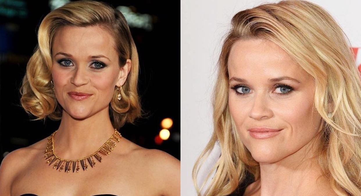 It’s hard to believe these two photos of Reese Witherspoon were taken 10 years apart. [Instagram]