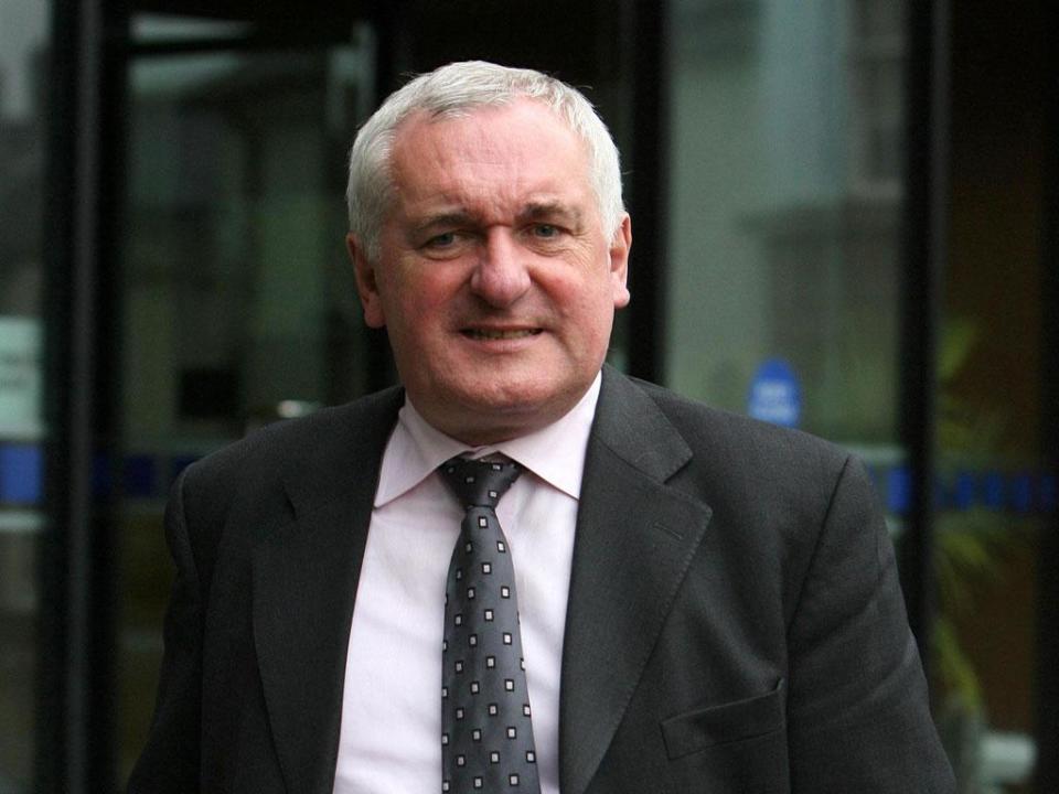 Bertie Ahern said Ireland would 'never' quit the EU (PA)