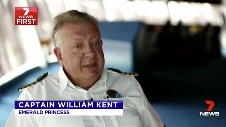 “Having been at sea for 42 years it's certainly a first for me,” Captain William Kent. Source: 7 News.