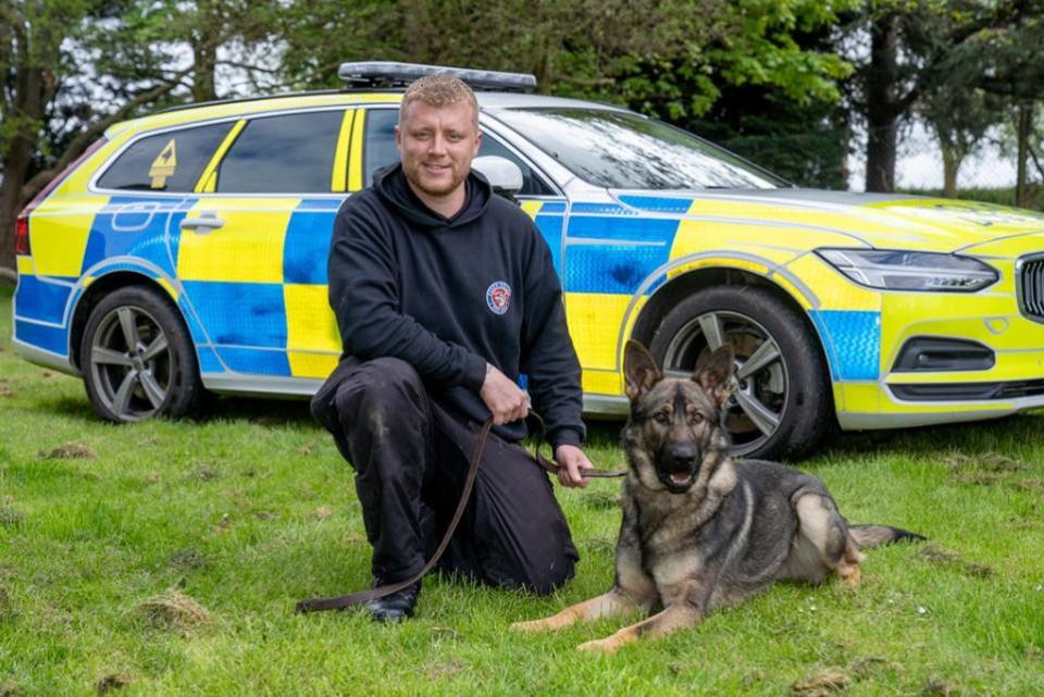 Echo: Officer - PC Ben Norfolk with Cooper