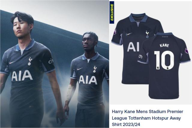 Harry Kane absent as Tottenham release 2023-24 away kit