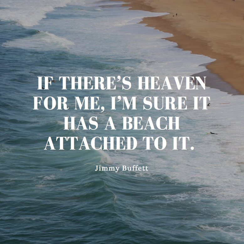 Jimmy Buffet Beach Quote