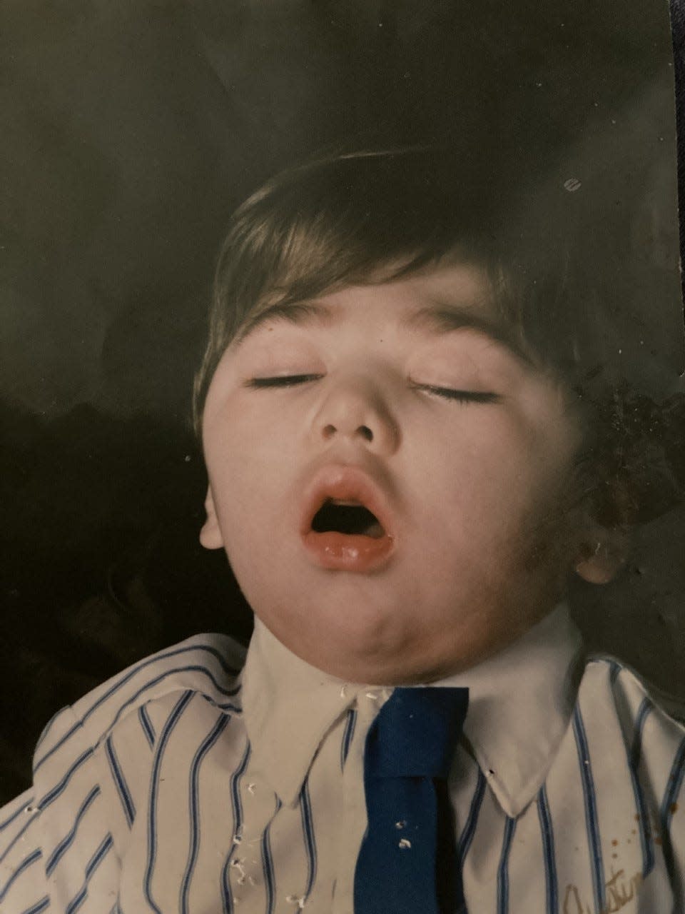 Patrick Mitchell as a toddler. Mitchell died on Feb. 12, 2022 from injuries he sustained from being shaken as a baby in 1988. Police are now investigating his death as a homicide.