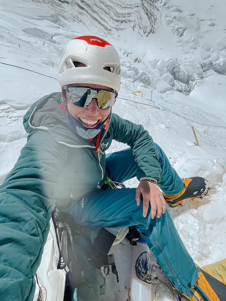 Oklahoma native Jess Wedel. She has returned to Mount Everest for a second attempt at climbing the world's tallest mountain.