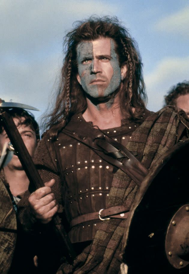 Mel Gibson on the set of his movie Braveheart. (Photo by Sunset Boulevard/Corbis via Getty Images) (Photo: Sunset Boulevard via Getty Images)