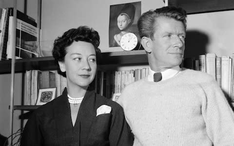 Lucienne Day and her husband Robin, 1955 - Credit: Trinity Mirror / Mirrorpix / Alamy Stock Photo