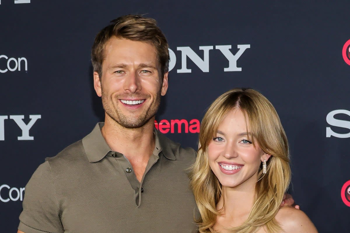 Glen Powell (left) and Sydney Sweeney (Getty Images)