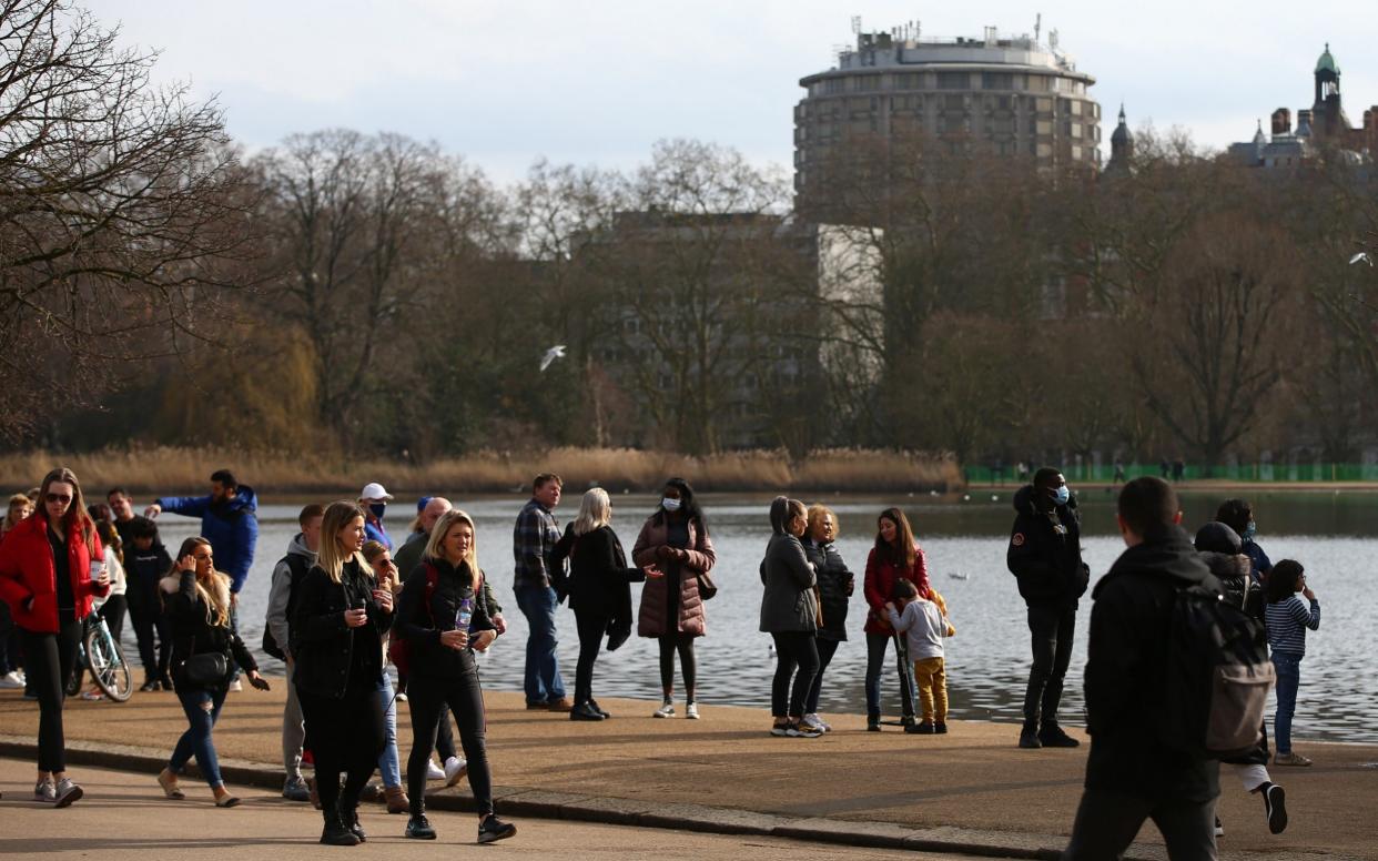 People could be free to meet up in the park next week - Hollie Adams/Getty Images