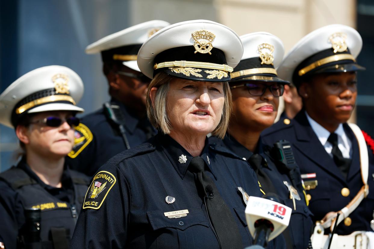 Interim Cincinnati Police Chief Lt. Col. Teresa Theetge