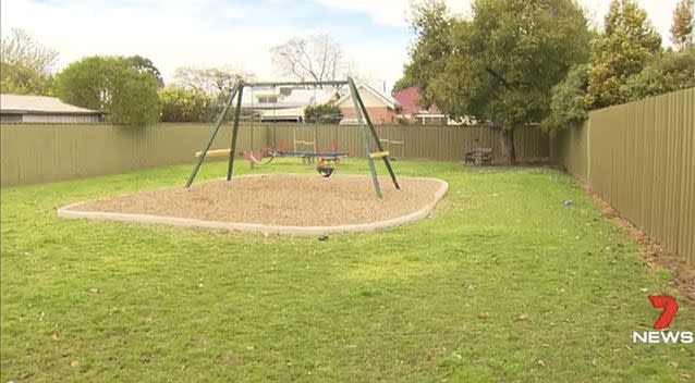 The girl's grandmother said the children play in the park next door often. Source: 7News