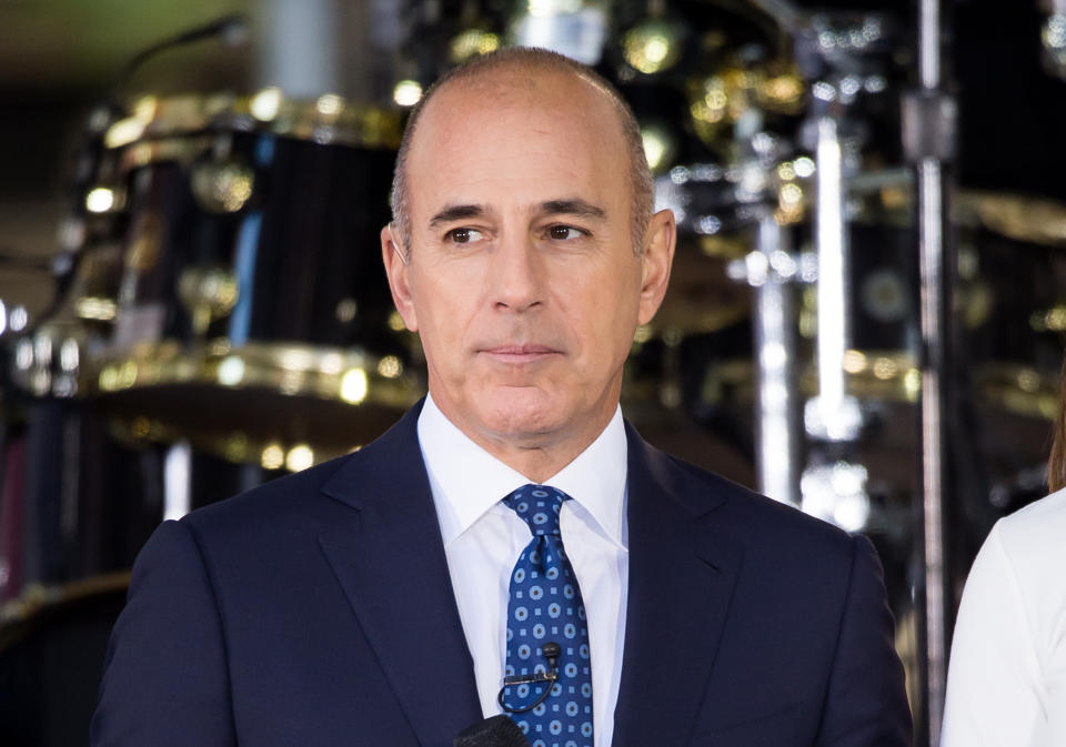 Closeup of Matt Lauer