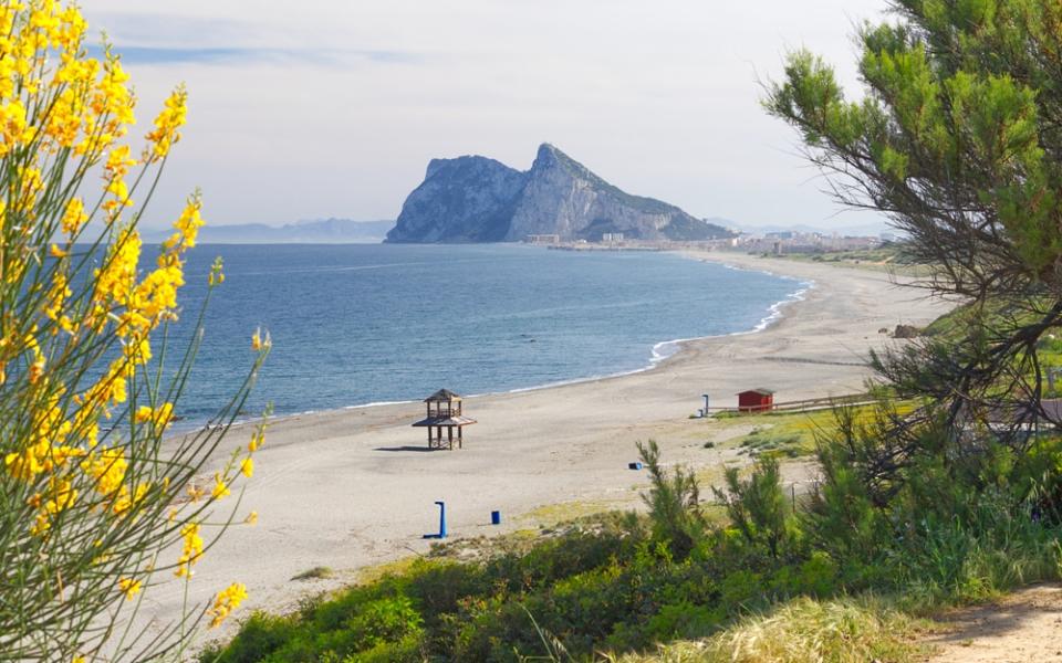 The mammoth limestone cliffs of the Rock of Gibraltar - getty