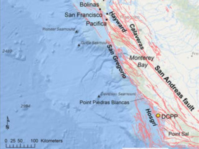 san andreas fault world map