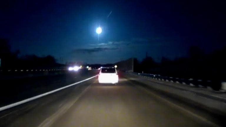 Huge, mysterious bright light shoots across sky in US