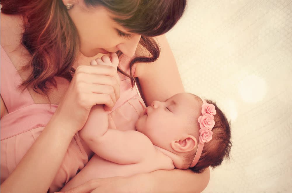 This stock image is what Lauren expected to look and feel like postpartum. Misfire_studio/Shutterstock
