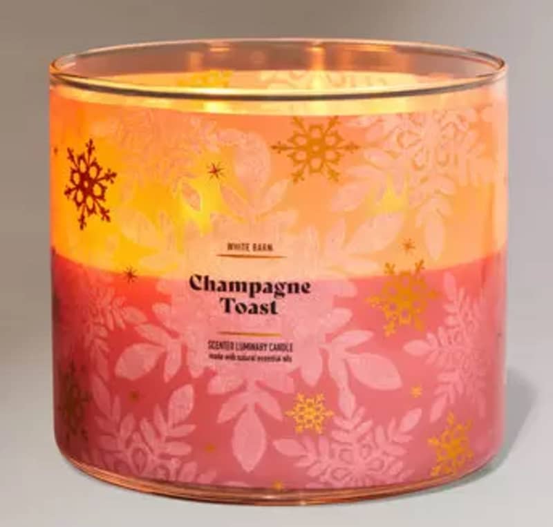 White Barn Champagne Toast 3-Wick Candle