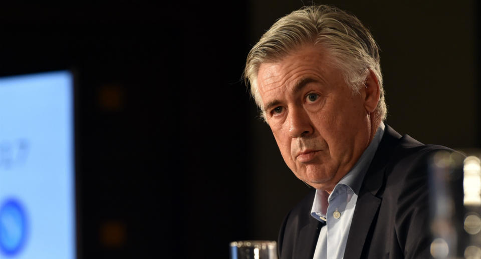 Carlo Ancelotti et son éternel accent circonflexe.