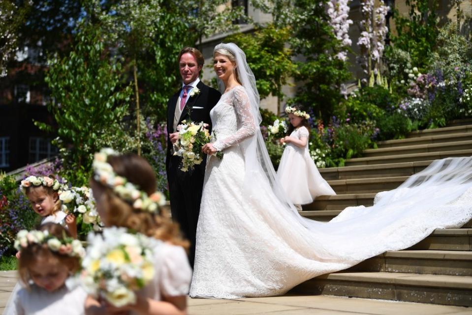 Thomas Kingston and Gabriella Windsor married in May 2019 at Windsor Castle. ZUMAPRESS.com