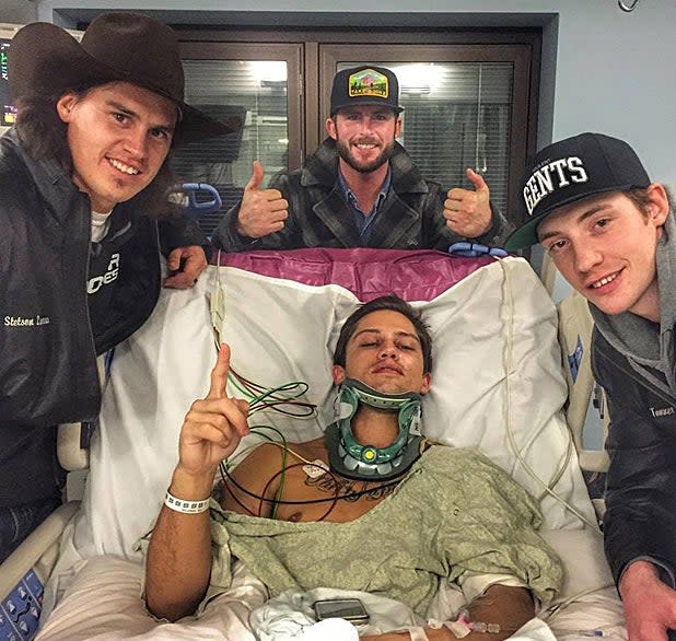 Bonner Bolton in Hospital