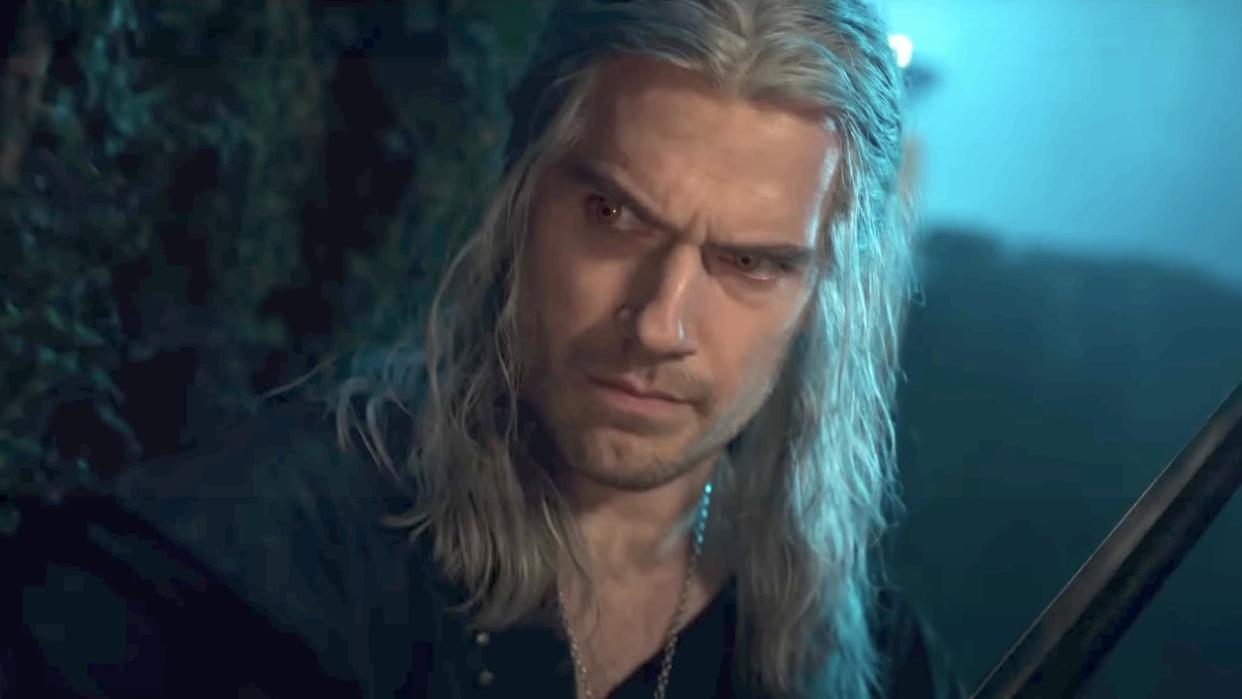  henry cavill in the witcher season 3 