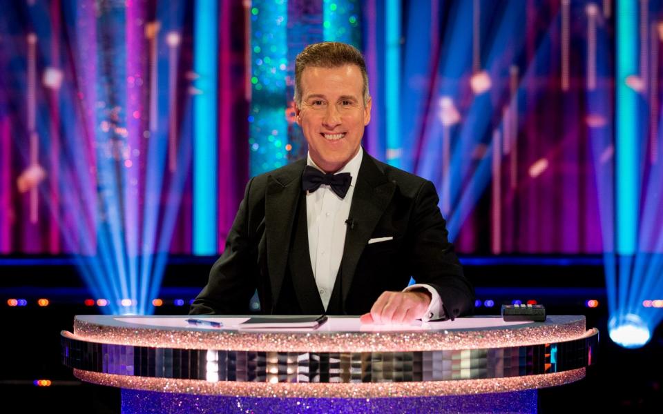 Anton Du Beke takes his place on the panel