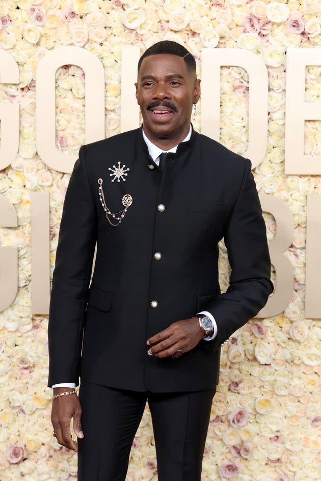 Colman Domingo looking dapper in custom Louis Vuitton.