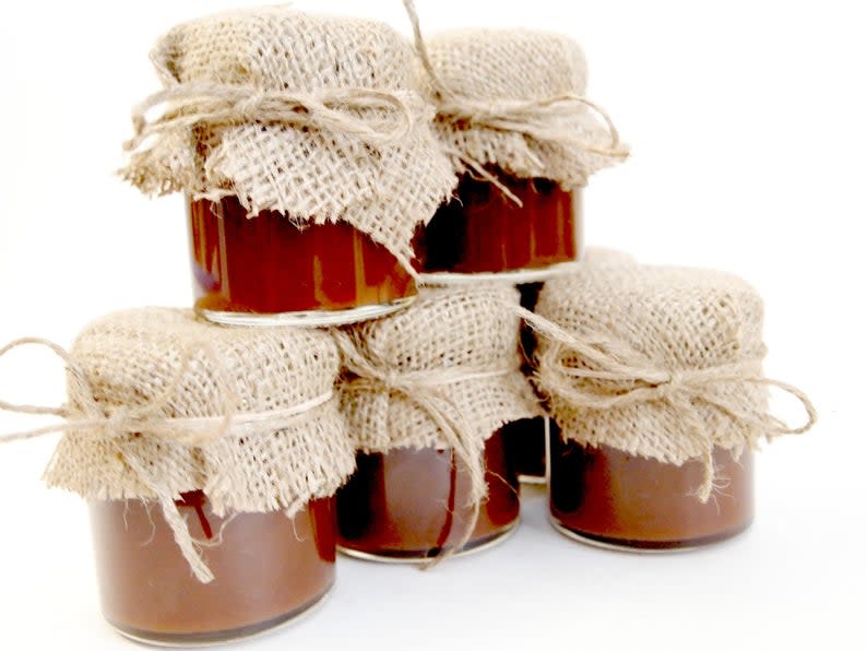 Mini Mason Jar Apple Butter Favors