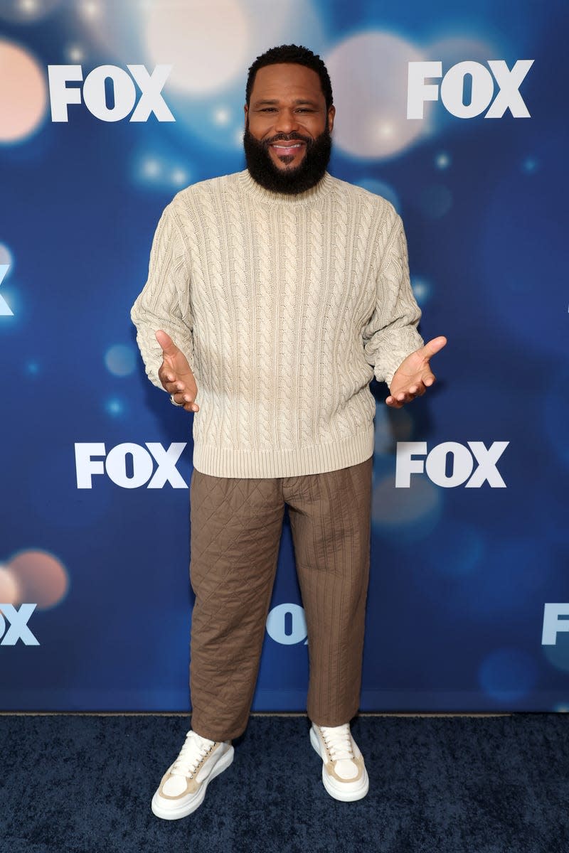 LOS ANGELES, CALIFORNIA - DECEMBER 13: Anthony Anderson attends the 2023 FOX Winter Junket at Fox Studio Lot on December 13, 2023 in Los Angeles, California. 