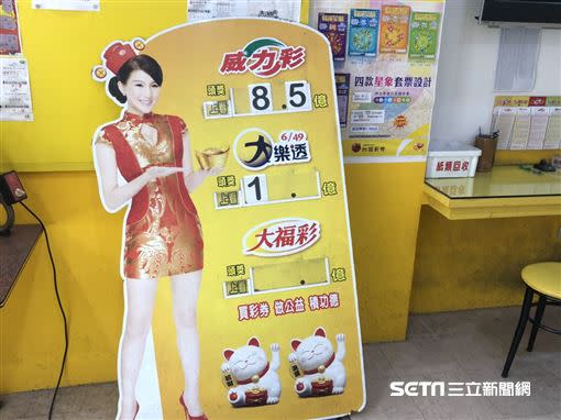 威力彩已連槓36期，今晚頭獎上看8.5億元。（圖／資料照）