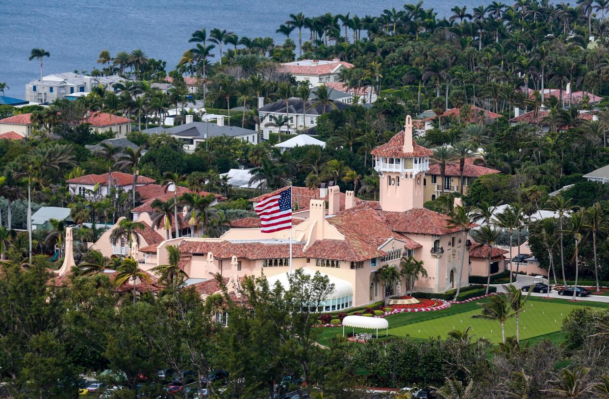 Mar-a-Lago in Palm Beach Wednesday, February 7, 2018.