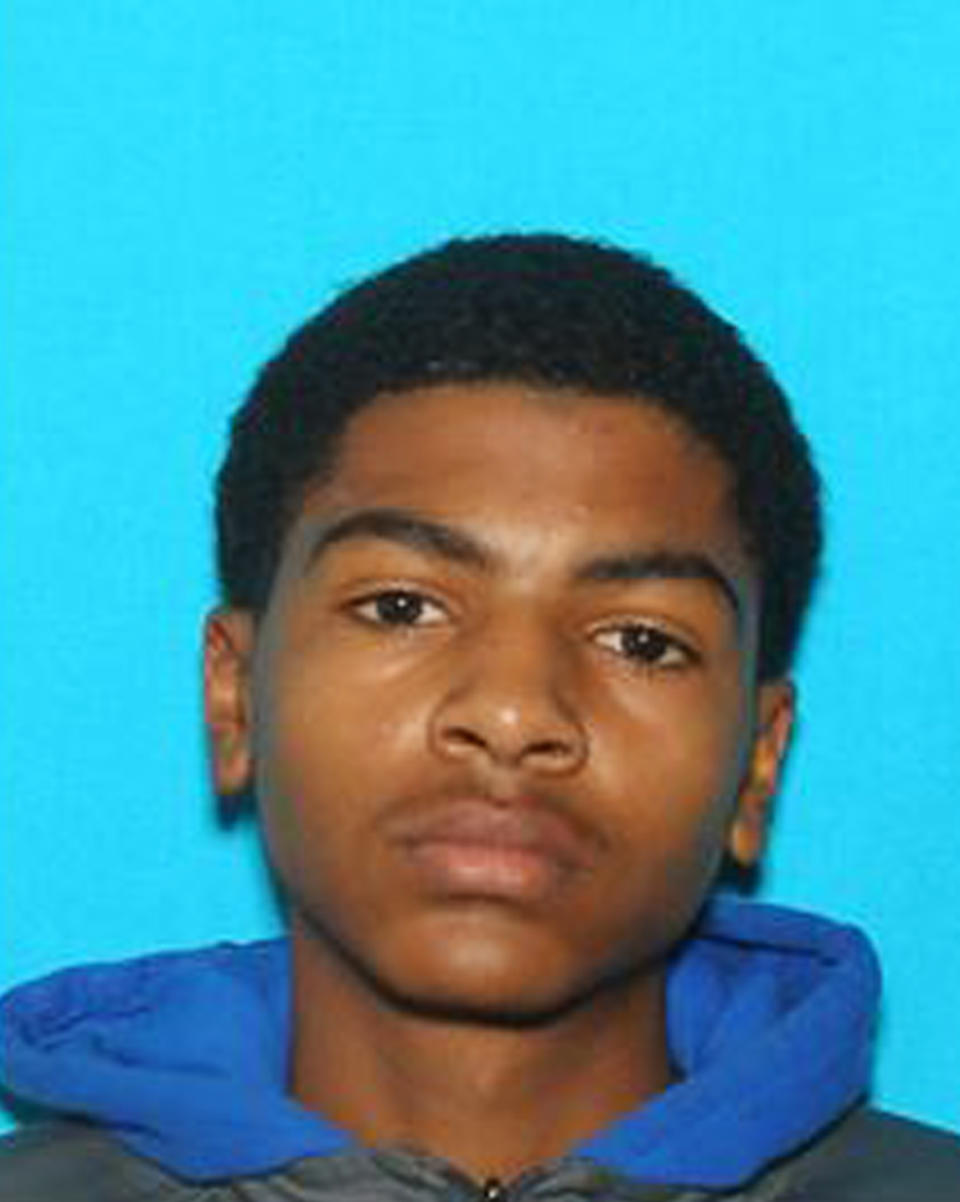 This undated photo provided by Central Michigan University shows James Eric Davis Jr., who police identified as the shooting suspect at a Central Michigan University residence hall on Friday, March 2, 2018. Investigators said neither victim was a student and described the shooting as a