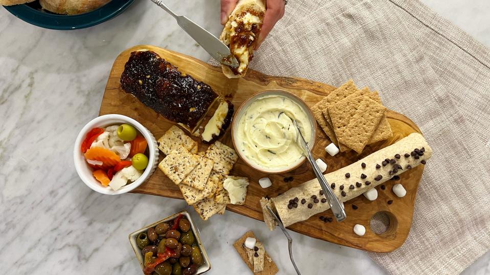 Make your butter board masterpiece your own, with plenty of variety.