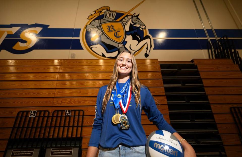 Ripon Christian’s Jordan Vander Veen is The Bee’s Volleyball Player of the Year after a decorated high school career with 2 state championships.