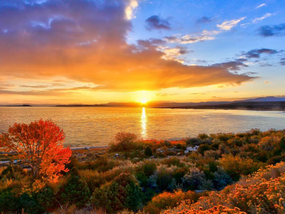 A Fall Sunrise at Mono Lake, California