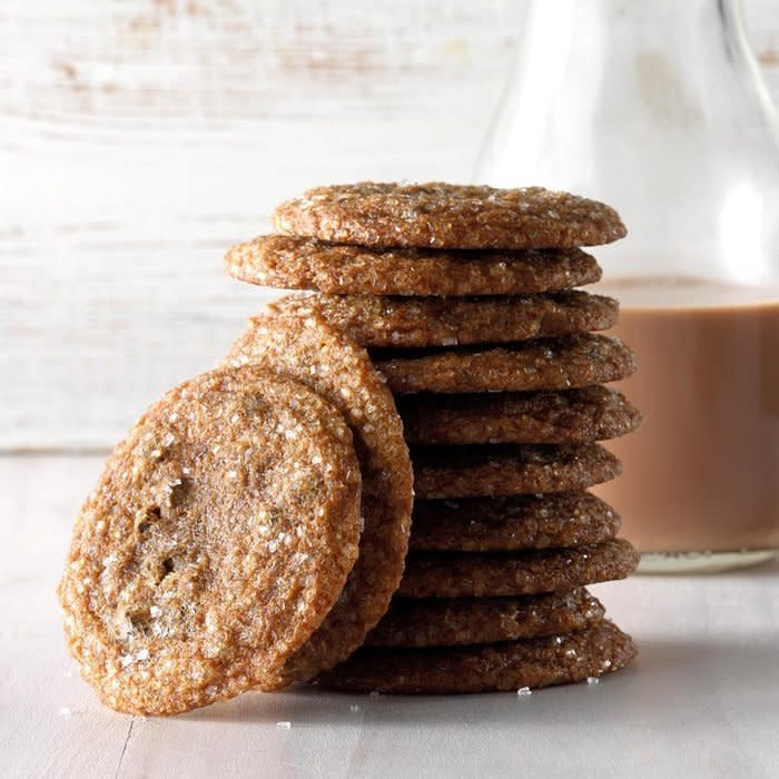 Crystallized Gingerbread Chocolate Chip Cookies