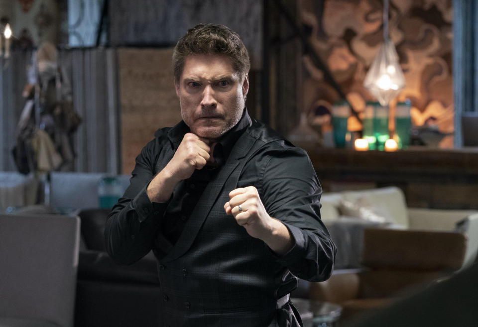 Sean Kanan as Mike Barnes in Season 2 of Cobra Kai<span class="copyright">Curtis Bonds Baker—Netflix </span>