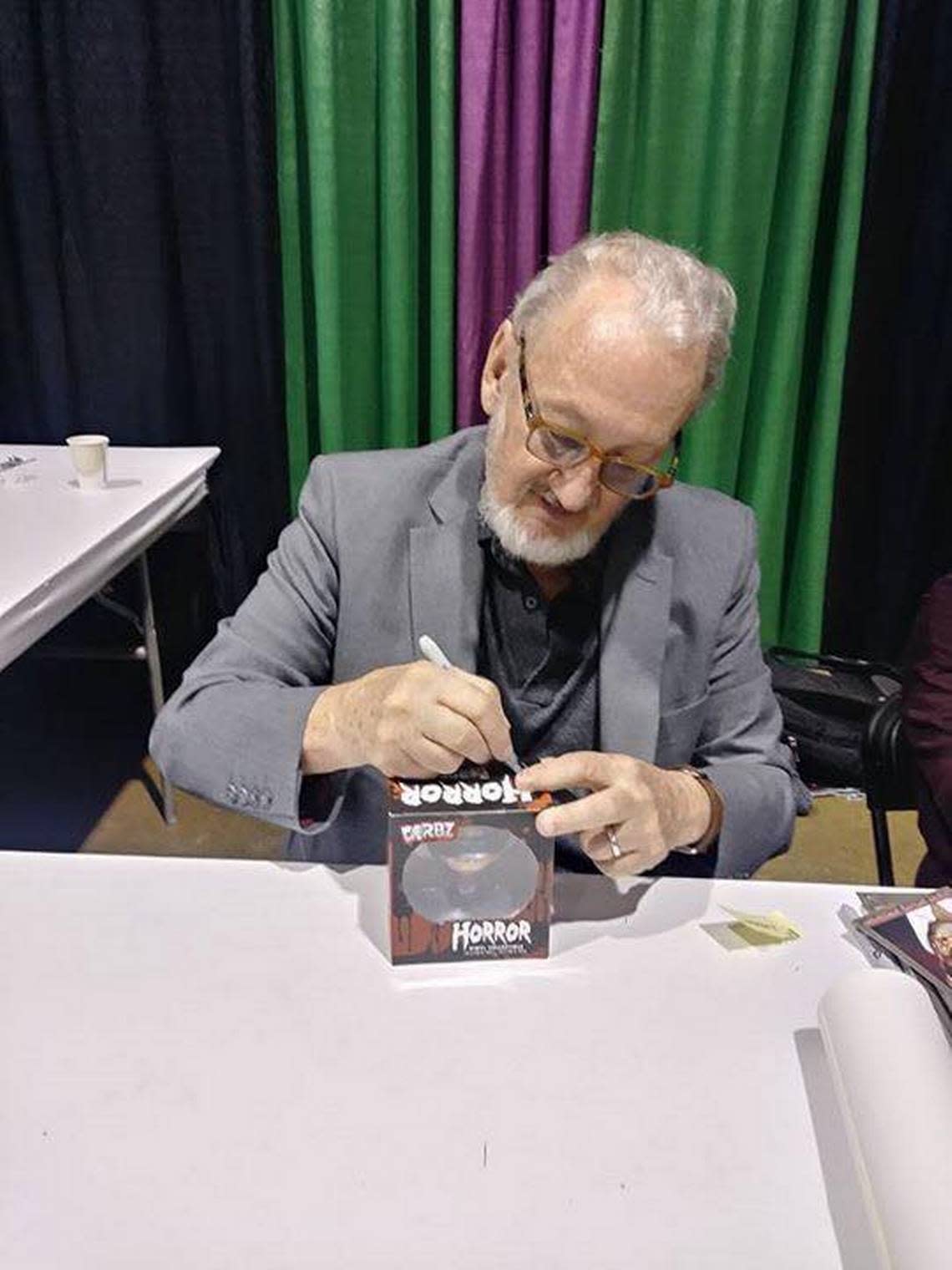 Actor Robert Englund, who played Freddy Krueger in the “A Nightmare on Elm Street” films, signed autographs at a previous ScareFest.