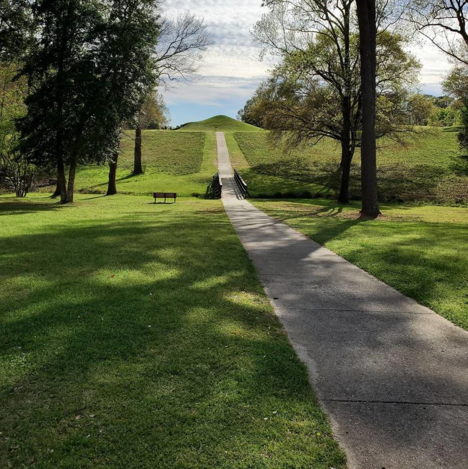 Opelofa trail in Macon, Georgia.