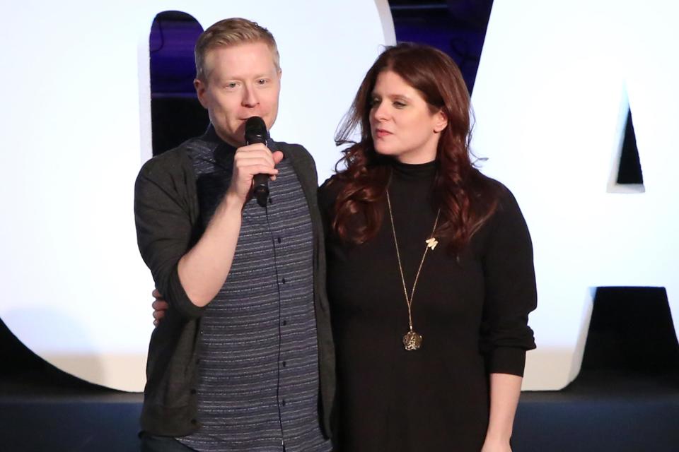 Anthony Rapp and Melissa Anelli