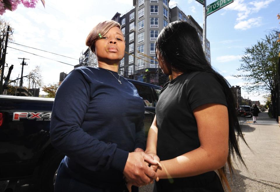 Merritt has brought a legal claim for $40 million against the city of Yonkers, its board of education and Yonkers Montessori Academy, where her daughter goes. Matthew McDermott