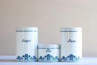 <p>In Grandma's kitchen, everything had <a href="https://www.countryliving.com/ttps://www.etsy.com/listing/484084202/blue-white-flower-tin-canister-set" rel="nofollow noopener" target="_blank" data-ylk="slk:its rightful place;elm:context_link;itc:0;sec:content-canvas" class="link ">its rightful place</a>.</p>