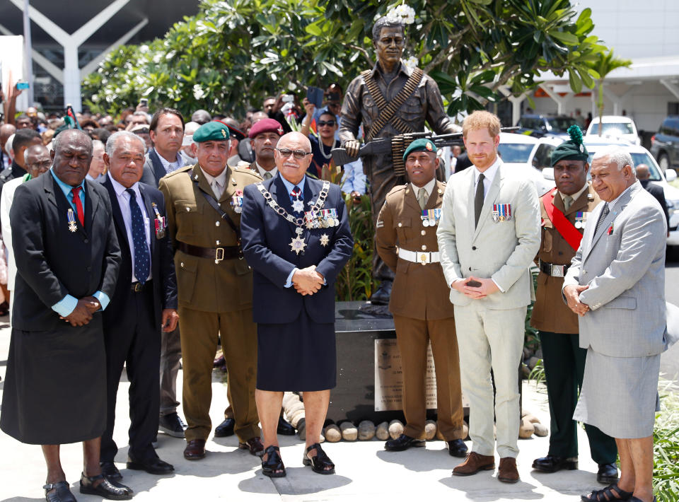 <em>Legend – Sgt Labalaba is a legend among Fijians after single-handedly holding off 250 insurgent fighters (Picture: Reuters)</em>