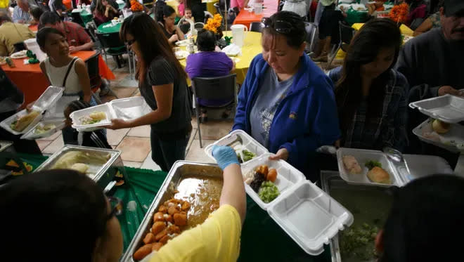The annual Community Thanksgiving Dinner at the Red Rock Canyon School is scheduled for 11 a.m. to 4 p.m. on Thursday. A popular St. George tradition since 1973 hosted by Frank Habibian and his family along with the Stephen Wade Auto Group, the event is free to the public and is expected to serve more than 3,500 dinners this year.