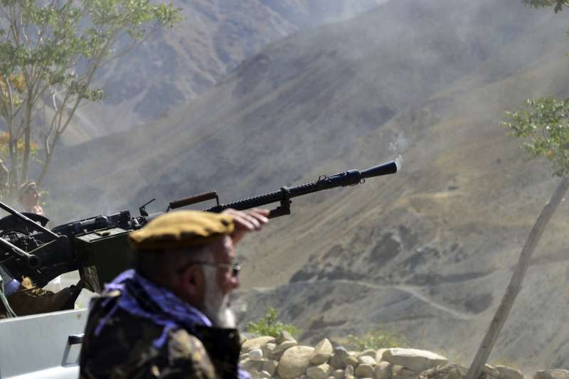 2021年8月，阿富汗北部潘傑希爾山谷（Panjshir Valley）的反抗軍（AP）