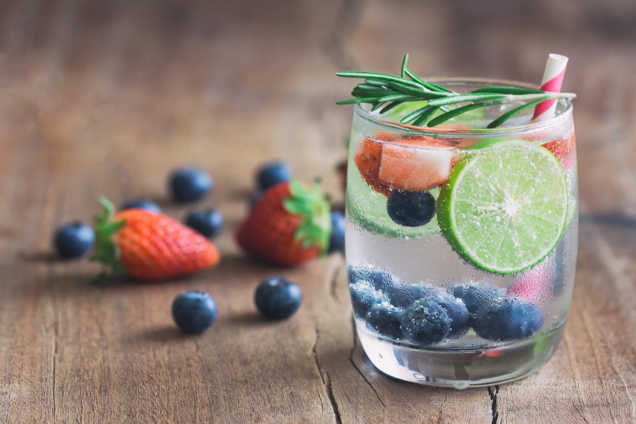 You can still enjoy your daily seltzer favorite in the comfort of your own home with a sparkling water maker. (Photo: October22 via Getty Images)